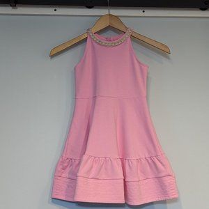 Janie and Jack OVAL TRIM PONTE DRESS